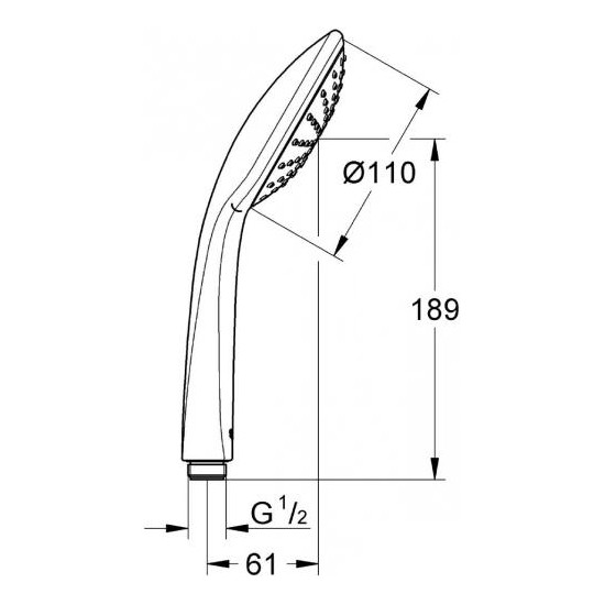 Лійка для ручного душу Grohe Euphoria (27265000) Лійка для ручного душу Grohe Euphoria (27265000)
