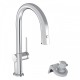 Змішувач для кухні Hansgrohe Aqittura M91 FilterSystem 210 1jet pull-out, Chrome (76803000)