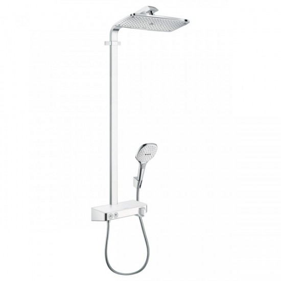 Душевая система Hansgrohe Raindance Select E 360 ST Showerpipe, белый/хром (27288400)