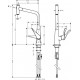 Змішувач для кухні Hansgrohe Metris Select під сталь (14884800)