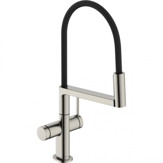 Смеситель для кухни Hansgrohe Talis Select M54 210 3jet Semi-Pro, PowderSpray, нержавеющая сталь (72861800)