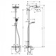 Душова стійка з термостатом і виливом для ванни Hansgrohe Crometta S (27298000)