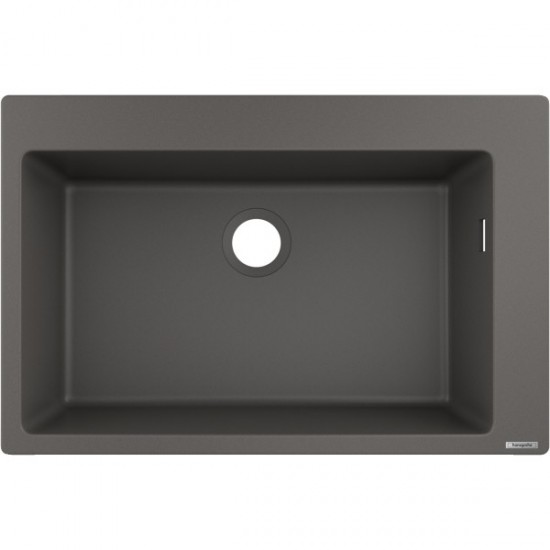 Кухонна мийка Hansgrohe S51 S510-F660 Built-in sink 770х510, колір сірий камінь (43313290)