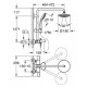 Душова система GROHE EUPHORIA з термостатом та виливом на ванну (27475000)