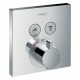 Термостат для ванни Hansgrohe ShowerSelect на 2 функції, кнопки, хром (15763000)