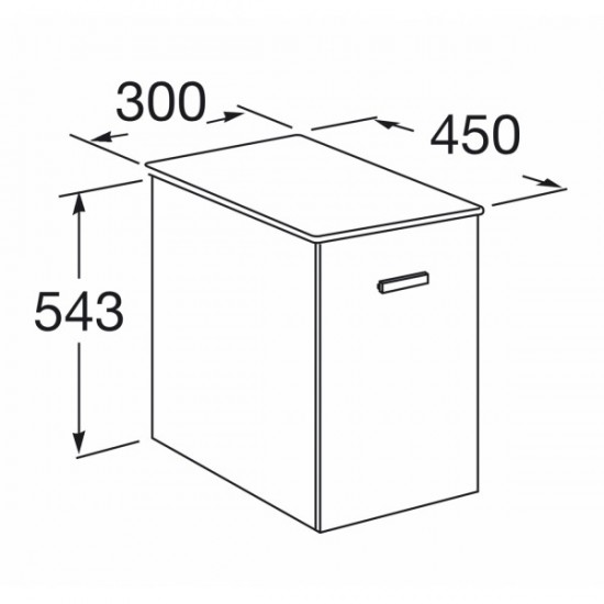 VICTORIA BASIC меблевий модуль 30см