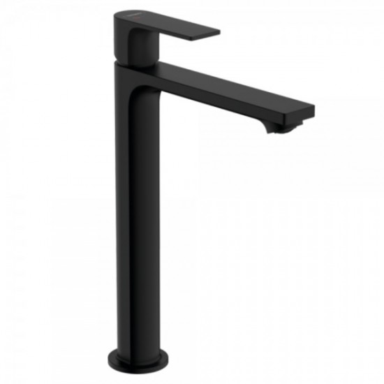 Смеситель для раковины Hansgrohe Rebris Е 240, CoolStart EcoSmart+, черный матовый (72591670) Смеситель для раковины Hansgrohe Rebris Е 240, CoolStart EcoSmart+, черный матовый (72591670)