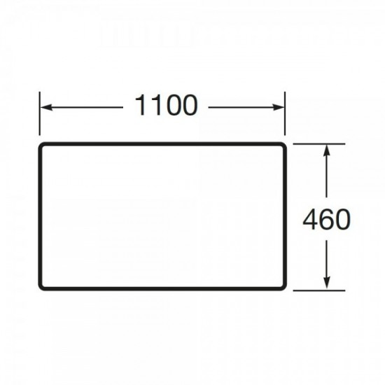 Стільниця для ванної кімнати ROCA VICTORIA BASIC A857507806, білий