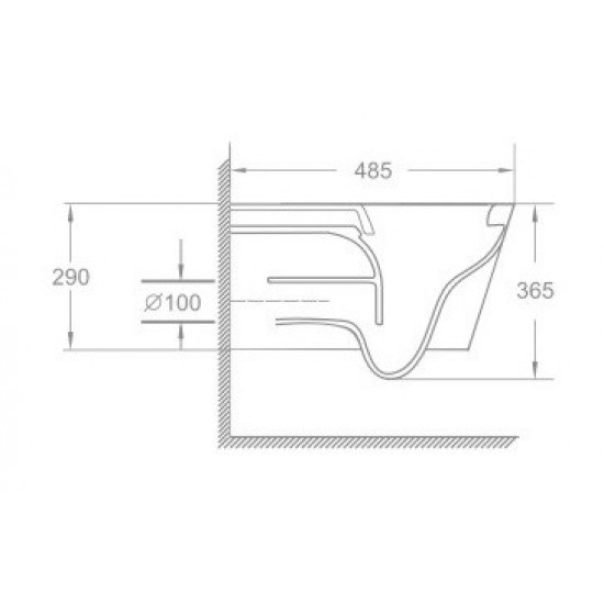 Унітаз підвісний IMPRESE KUBIK TWIST із сидінням тверде Slim slow-closing (c06810233TW)