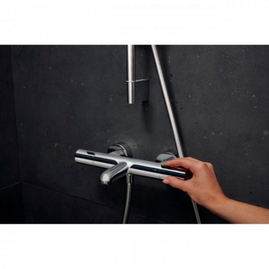 Змішувач для ванни з термостатом Hansgrohe Ecostat Fine, хром (13325000) Змішувач для ванни з термостатом Hansgrohe Ecostat Fine, хром (13325000)