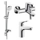 Набор смесителей для ванны Hansgrohe Focus 3 в 1 (1092019)