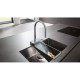 Смеситель кухонный Hansgrohe Aguno Select 170 3jet с вытяжным сливом и Sbox, хром (73831000)