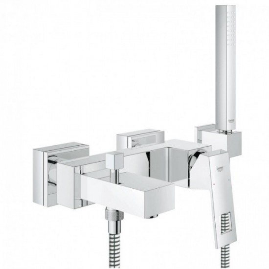 Змішувач для ванни Grohe Eurocube з душовим гарнітуром Змішувач для ванни Grohe Eurocube з душовим гарнітуром
