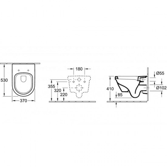 Унітаз підвісний VILLEROY&BOCH Omnia Architectura (56841001)