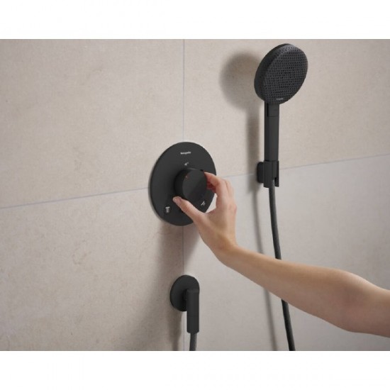 FIXFIT FINE S шлангове з`єднання, чорний матовий FIXFIT FINE S шлангове з`єднання, чорний матовий