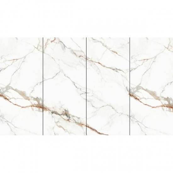 Плита керамогранит 1200*2700 мм Carrara Gold Mat