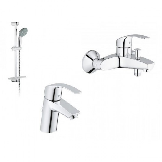 Комплект змішувачів для ванни Grohe Eurosmart 3 в 1 (123238 S)