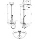 Душова система з термостатом hansgrohe Pulsify S Puro Showerpipe EcoSmart 260 1jet, хром (24232000)