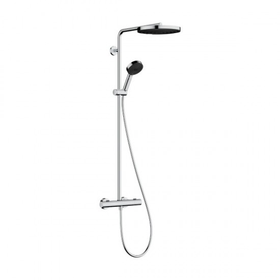 Душова система hansgrohe Pulsify S Puro Showerpipe EcoSmart 260 1jet з термостатом, хром (24237000)