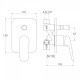 Змішувач для ванни Imprese PRAHA прихованого монтажу VR-10030(Z)