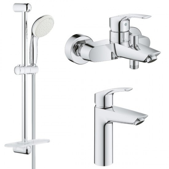 Набір змішувачів для ванни 3 в 1 GROHE EUROSMART NEW (UA123246M0)