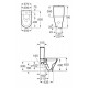 LEGACY Round Rimless компакт у комплекті: унітаз, бачок 3/4.5, сидіння Slim із системою плавного опускання