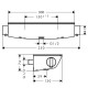 Термостатичний змішувач Hansgrohe Ecostat Select з полицею (13161000)