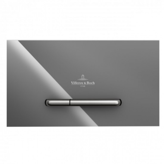 VICONNECT клавіша змиву 300 G, колір glass glossy grey VICONNECT клавіша змиву 300 G, колір glass glossy grey