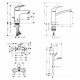 Набір змішувачей Hansgrohe LOGIS для ванни, умивальник 100 + кухня (1312019)