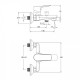 Змішувач для ванни Imprese MODUS (f03208201SR)