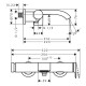 Смеситель для ванны Hansgrohe Vivenis, хром (75420000)