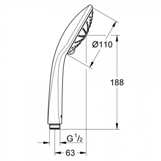 Ручний душ Grohe Euphoria 110 Massage