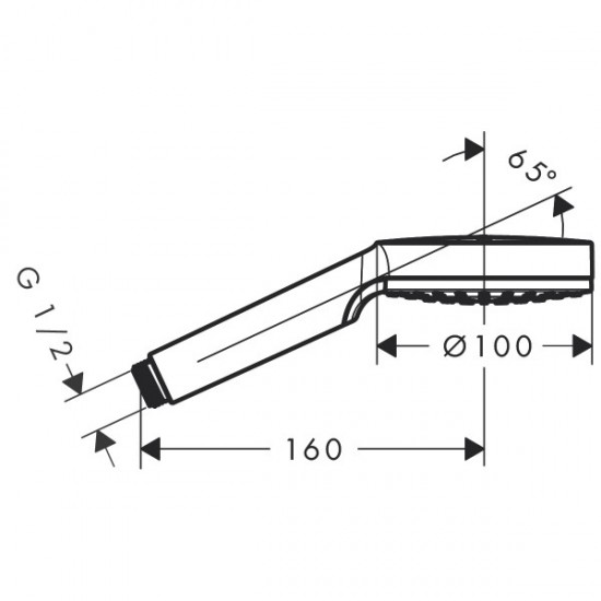 Ручний душ Hansgrohe Crometta 100 1jet