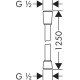 Hansgrohe ISIFLEX`B шланг для душа 1250 мм (28272000)