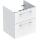 SELNOVA SQUARE шафка для вбудованого умивальника slim rim 60см, з двома шухлядами 58,8*63,5*50,2 см, білий SELNOVA SQUARE шафка для вбудованого умивальника slim rim 60см, з двома шухлядами 58,8*63,5*50,2 см, білий