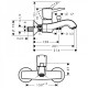 Змішувач для ванни Hansgrohe Metropol Classic, хром/золото (31340090)