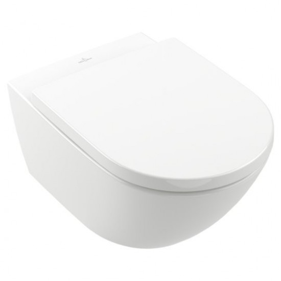 Унітаз підвісний Villeroy&Boch Subway 3.0, AntiBac CeramicPlus, White Alpin (4670T0T2)