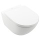 Унитаз подвесной Villeroy&Boch Subway 3.0, AntiBac CeramicPlus, White Alpin (4670T0T2)