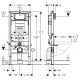 Інсталяція для підвісного унітазу Geberit Sigma (111.300.00.5)
