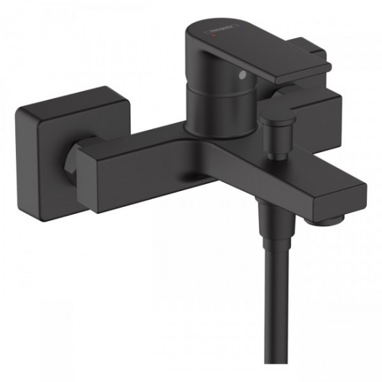 Змішувач для ванни Hansgrohe Vernis Shape, Matt Black, чорний матовий (71450670) 