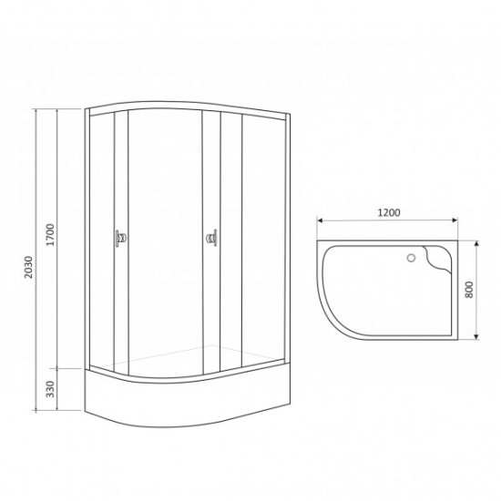 Душова кабіна RJ Lux 120*80см (правостороння, скло з малюнком, профіль сатин, глибокий піддон) Душова кабіна RJ Lux 120*80см (правостороння, скло з малюнком, профіль сатин, глибокий піддон)