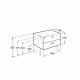 VICTORIA BASIC тумба 60см, вiд комплекту A855854422, колiр береза